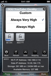 Screenshot - 3G Unrestrictor SBSettings Toggles